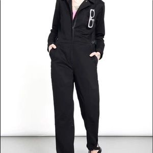 Wildfang Black High Waisted Coveralls